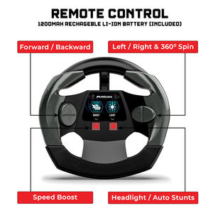 Voiture télécommandée Mirana à rotation 360 degrés |   Véhicule télécommandé haute vitesse Warrior |   Jouet rechargeable USB Type-C pour enfants - Product Image 5