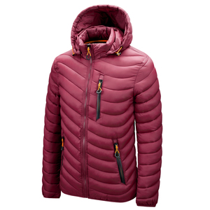 Classic Hooded Puffer Jacket for Men Quilted Thick <b>Warm</b> Padded Winter Outerwear Streetwear Casual Fashion Coat - Product Image 5