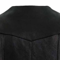 Gilet en cuir véritable de qualité supérieure pour motards (hommes/femmes) 2025 – Veste en cuir authentique pour hommes – Vente en gros