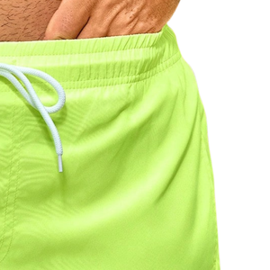 Shorts de Baño para Hombre, 100% Poliéster, Secado Rápido, Ligeros, con Cordón Ajustable en la Cintura, Estilo Relajado para Verano - Product Image 5