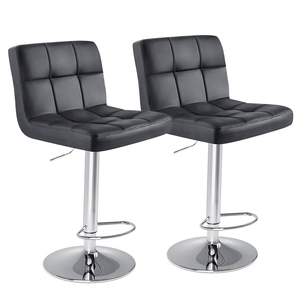 Adcock Bar <b>Stool</b> Modern Counter Height <b>Stool</b> Kitchen Furniture Contemporary Design Cushioned <b>Seat</b> Ergonomic Adjustable PU - Product Image 1