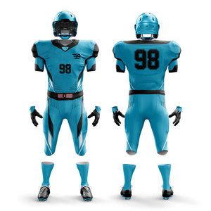 Uniforme de Fútbol Americano de Secado Rápido y Alta Calidad, Diseño de Color Personalizable, Cómodo y Transpirable para Prácticas y Partidos de Equipo, OEM - Product Image 1