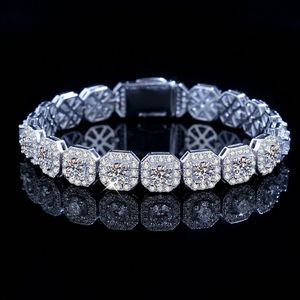 RAMDUT IMPEX GRA Certified Trendy Moissanite Tennis Bracelet Silver Plated Brilliant Cut Customizable Pearl Diameter Anniversary - Product Image 1