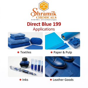 Tinte Textil Directo Azul Turquesa FBL Direct Blue 199 CAS 12222-04-7 CI 74190, 100% Alta Pureza PWD, Shramik Chemicals - Product Image 5