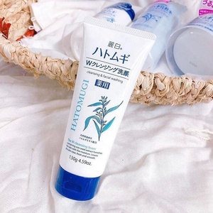Nettoyant visage et nettoyant facial à l'effet perlé Reihaku Hatomugi, fabriqué au Japon, 130 g, hydratant pour tous les types de peau - Product Image 6