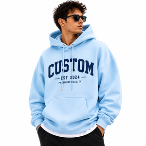 High Quality Custom logo Cotton <b>Fleece</b> <b>Oversized</b> Unisex Hoodies Streetwear Drop Should Blank <b>Oversized</b> <b>Hoodie</b> for <b>Men</b> - Product Image 6