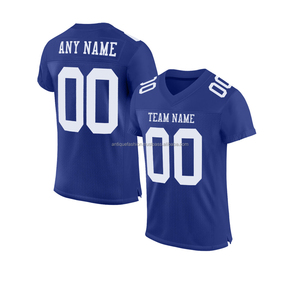 Fabricants de maillots de football américain personnalisés, maillots d'équipe en mesh respirant, sublimation, 100% polyester, séchage rapide, unisexe, adulte - Product Image 1