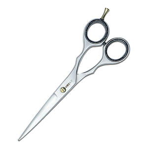 Ciseaux de coiffure pour droitiers de 6,5 pouces |   Lame tranchante en acier à haute teneur en carbone, manche moyen, usage professionnel en salon, UBI - Product Image 2