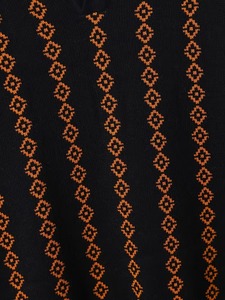 Camiseta de Punto Personalizable para Hombre, con Rayas Verticales Jacquard, Informal, Transpirable, Ecológica, Ligera, para Verano - Product Image 4