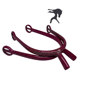 Nouveaux éperons anglais en aluminium couleur personnalisée 2026 pour équipement équestre style western, vente en gros d'éperons d'équitation - Product Image 1