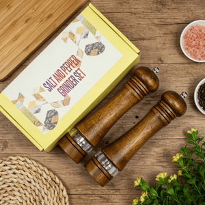 Set di 2 Macinapepe Manuali da 8 Pollici, Utensile da Cucina per Spezie con Texture di Alta Qualità e Grana Regolabile per Uso Domestico - Product Image 5