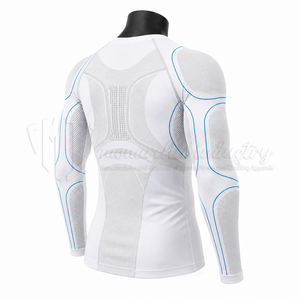 Custom Unisex <b>Long</b> <b>Sleeve</b> <b>Compression</b> <b>Shirt</b> Breathable Eco-Friendly Quick Dry Athletic Performance Rash Guard Sportswear - Product Image 3