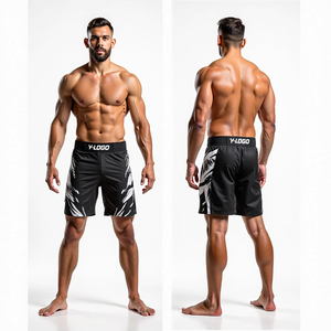 Shorts de combat MMA sublimés personnalisés, shorts de grappling BJJ sans kimono pour hommes, vêtements MMA en gros et vêtements de Jiu Jitsu - Product Image 3