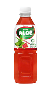 Boisson aromatisée à l'aloe vera naturel, mangue, pastèque ou litchi, sans sucre, en bouteille PET de 500 ml, OEM/ODM - Product Image 2