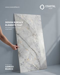 Colección de Azulejos de Porcelana Aarezo Bianco PGVT de 600x600mm y 600x1200mm para Piso y Pared - Product Image 1