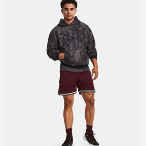 Acid Wash Hoodie Screen Print Venta al por mayor Vintage Oversized Custom Hombres Mujeres Sudadera con capucha desgastada completamente personalizada - Product Image 5