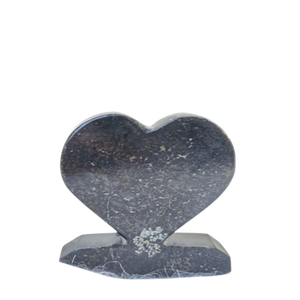Pierre semi-précieuse naturelle Nuummite de qualité supérieure, en forme de cœur bombé, pour bijoux et méditation, magnifique, vente en gros - Product Image 1