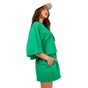 Ensemble d'été pour femmes de qualité supérieure, haut en tissu crêpe et pantalon large et confortable, respirant et de haute qualité - Product Image 3