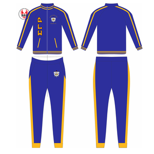 Sigma ชุดวอร์มผ้าฟลีซปักลายแกมม่า Rho soror สำหรับผู้หญิง sgrho sorority ชุดวิ่งออกกำลังกายแบบออกแบบได้ตามต้องการ - Product Image 5