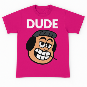 Nouvelle Arrivée 2026 – T-shirt Homme Bleu à Manches Courtes avec Motif Visage de Personnage de Dessin Animé, Coupe Droite, Col Rond, Style Décontracté, en Coton Jersey Imprimé - Product Image 5