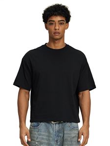 เสื้อยืดผู้ชายทรงสลิมฟิต ล้างสีแบบแอซิดวอช ผ้าโพลีเอสเตอร์ผสมคอตตอน คอกลม แขนสั้น ล้างแบบสโตนวอช มีหลายขนาดให้เลือก - Product Image 6