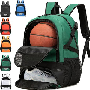 Custom Brand Basketball Backpack Camouflage Pattern Foldable Design Shoes Compartment Eco-Friendly Polyester Unisex Sports 2026 - Product Image 5