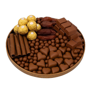 Precios asequibles. Tazón de metal para chocolate con acabado dorado, diseño de lujo para servir comida y ocasiones de regalo. Acero inoxidable. - Product Image 5