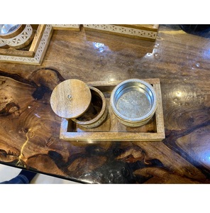Sandalwood Arabic Incense Burner Set Bakhoor Holder <b>Tray</b>-Eco-Friendly Religious Home Fragrance Indian Incense <b>All</b>-Season Incense - Product Image 1