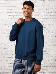 Sweat-shirts pour hommes de qualité supérieure, anti-rides, confortables, en coton mélangé, légers. - Product Image 3