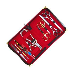 Ensemble professionnel de manucure et pédicure en acier inoxydable avec 10 pièces, coupe-ongles, coffret cadeau luxueux pour hommes - Product Image 5