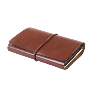 Leather <b>Journal</b> Handcrafted <b>Writing</b> Notebook Refillable Pages Vintage Finish Premium Cover Business Travel Creative Customizable - Product Image 3