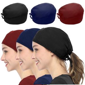 All Purpose Medical <b>Scrub</b> <b>Caps</b> For Doctors Nurses And Hospital Workers With Adjustable And Breathable Cotton Fabric - Product Image 5