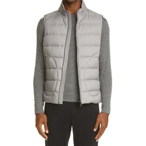 Custom Embroidery Logo Men's Lightweight Quilted Puffer Sleeveless Zip Up Insulated Body <b>Warmer</b> Outdoor Casual Winter Waistcoat - Product Image 2