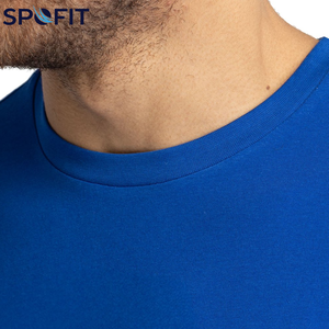Camisetas de Algodón de Alta Calidad para Hombre, Personalizables con Etiqueta Privada, Camisetas Lisas para Entrenamiento, Gimnasio, Talla Grande, Venta al Por Mayor 2026 - Product Image 3