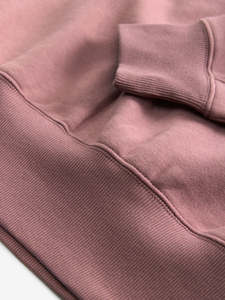 Sweat-shirts à capuche pour femmes, couleur rose unie, 100% coton molletonné, col rond, prix de gros. - Product Image 2