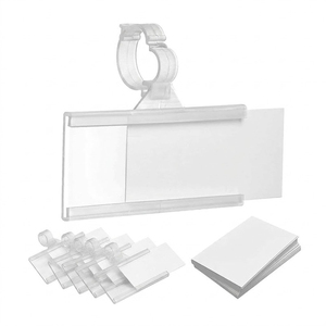 Portaetiquetas de PVC Personalizado, Soporte para Etiquetas de Precio, Letrero de Exhibición, Tarjeta de Identificación, Marcador de Estante de Plástico Ecológico, Duradero y Libre de BPA - Product Image 4