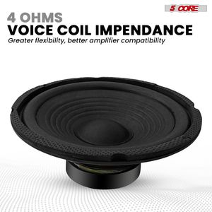 Subwoofer de Audio para Auto de 6 Pulgadas y 300W, 4 Ohmios, Bajos Profundos, Altavoz de Repuesto de Alto Rendimiento - Product Image 3