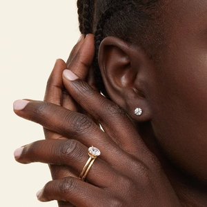 Bague de fiançailles classique en or, style diamant étincelant, pierre intemporelle, cadeau romantique pour une demande en mariage - Product Image 6