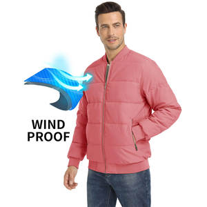 Veste matelassée en coton rembourrée de haute qualité avec fermeture éclair et col montant, imperméable, disponible dans toutes les couleurs et styles, vente en gros - Product Image 3