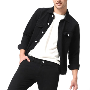 Chaqueta Vaquera de Diseñador de Primera Calidad para Hombre, Estilo Casual, Chaquetas Vaqueras Lavadas a la Moda - Product Image 1