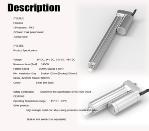Actionneur Xaxis Linearmotor 230 Gode Puissant pour Karting avec Bras Flexible de Perçage - Product Image 3