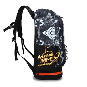 Sac à dos de sport en nylon Mashadi IMPEX 30L grande capacité, sac de sport et de basketball avec poche en filet et fermeture éclair, unisexe, décontracté - Product Image 5