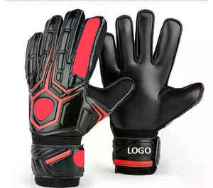 Custom Brand Football Goalkeeper Gloves PU <b>Full</b> Finger Non <b>Slip</b> Breathable Adjustable Wrist Strap Hook Loop Closure Unisex - Product Image 4