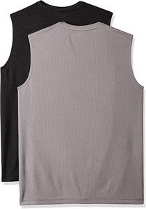 Wholesale Summer Casual Solid Blank Gym <b>Running</b> Sport Vest <b>Singlet</b> Men's Tank Top 100% Cotton Knitted Oversized Breathable - Product Image 4