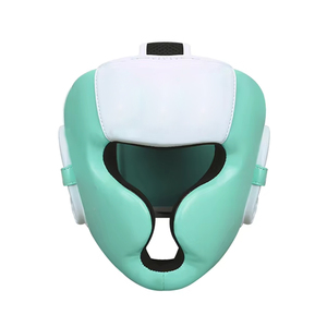 Leather <b>Head</b> Guard for Boxing MMA <b>Training</b> Nose Protection Headguard for Boxing and MMA - Product Image 3