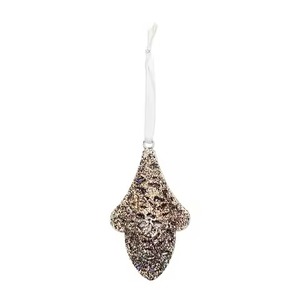 <b>Christmas</b> Hanging Metal Star Ornament Blue Glitter Decoration for <b>Tree</b> Home Party Holiday Decor Gift Piece Hanging Pendant - Product Image 6