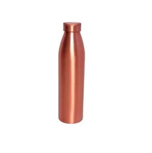 Botella de Agua de Viaje Clásica de Cobre Ecológica Hecha a Mano de Primera Calidad Bold Blossom con Tapa |   Regalo de Aislamiento Térmico Reutilizable de 24 Horas - Product Image 3