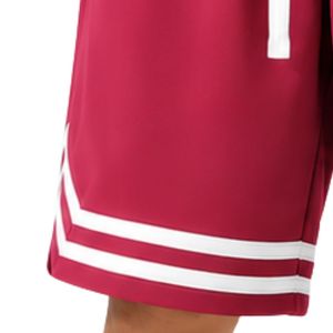 Pantalones Cortos de Baloncesto Personalizados para Hombre en Magenta y Blanco, con Logotipo Personalizado, para Entrenamiento Atlético, Gimnasio, Deportes, Malla Transpirable, Secado Rápido, Casuales - Product Image 3