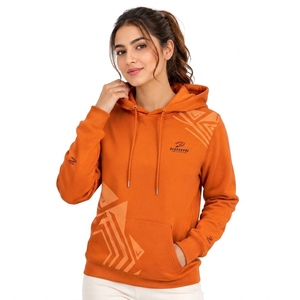 Sudadera con capucha de felpa suave y colorida con estampado gráfico, informal y cómoda para mujer, sudadera con capucha estampada a la moda para mujer. - Product Image 1