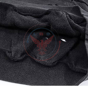 <b>Top</b> Selling Unique Design <b>Distressed</b> Hoodies High Quality Solid Pattern Customized Logo Winter Street Wear Fleece - Product Image 5